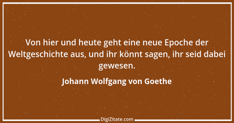 Zitat von Johann Wolfgang von Goethe 1801