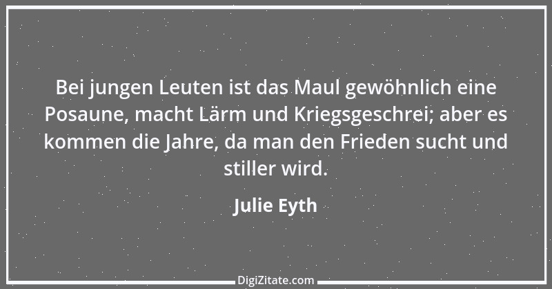 Zitat von Julie Eyth 119