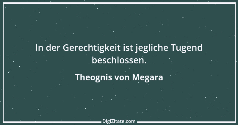 Zitat von Theognis von Megara 2