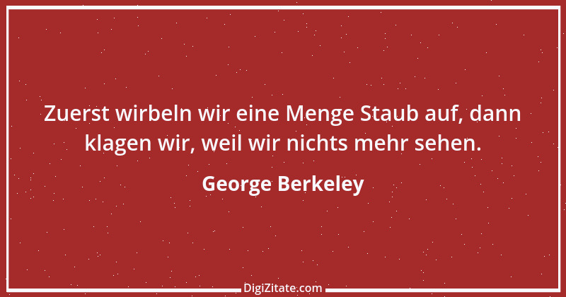 Zitat von George Berkeley 10