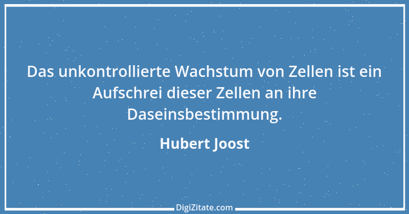 Zitat von Hubert Joost 30