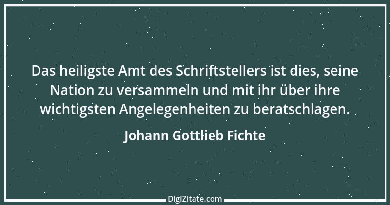 Zitat von Johann Gottlieb Fichte 170