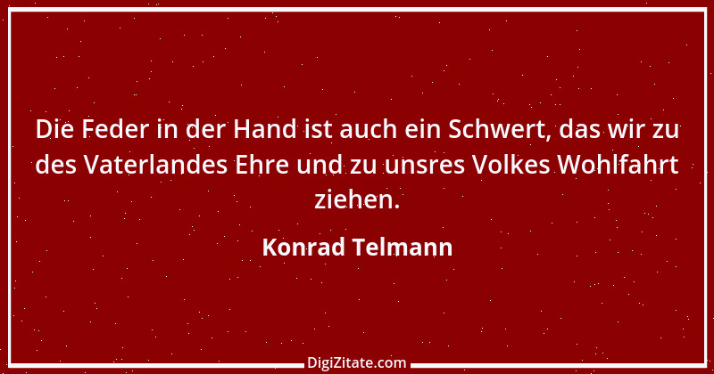 Zitat von Konrad Telmann 2