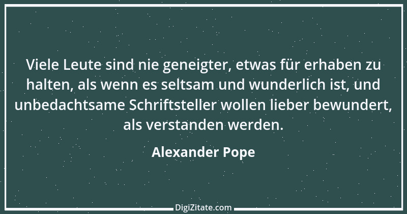 Zitat von Alexander Pope 16