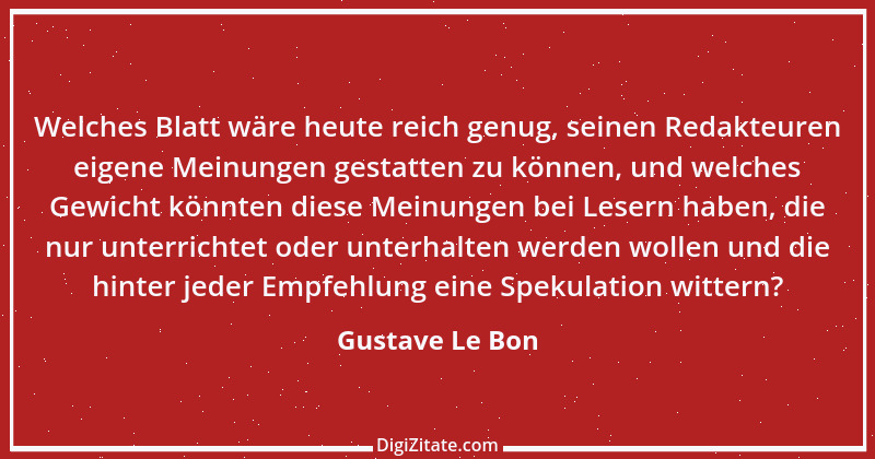 Zitat von Gustave Le Bon 8