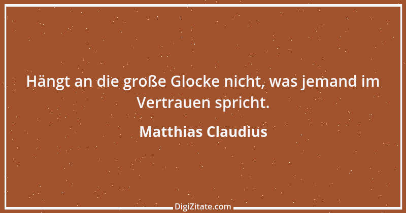 Zitat von Matthias Claudius 175