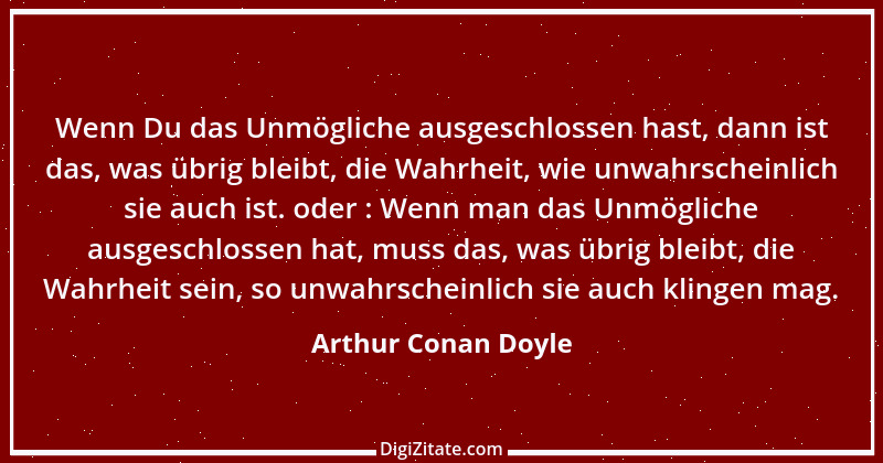 Zitat von Arthur Conan Doyle 29