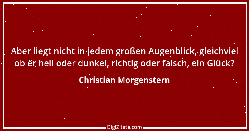 Zitat von Christian Morgenstern 1