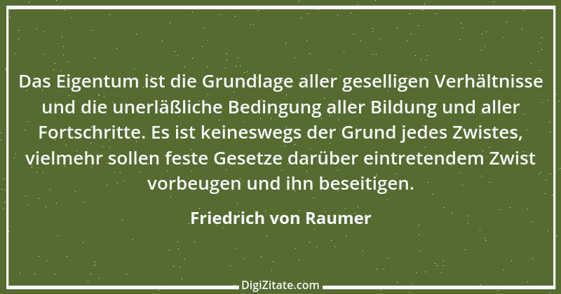 Zitat von Friedrich von Raumer 23