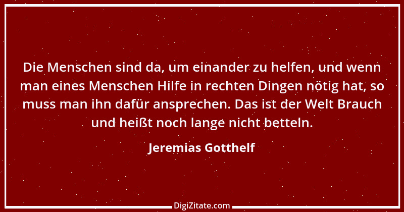 Zitat von Jeremias Gotthelf 142