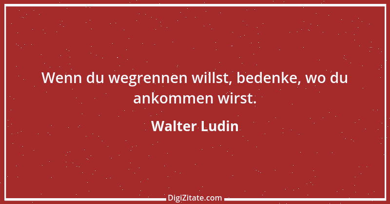 Zitat von Walter Ludin 980