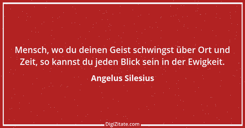 Zitat von Angelus Silesius 80