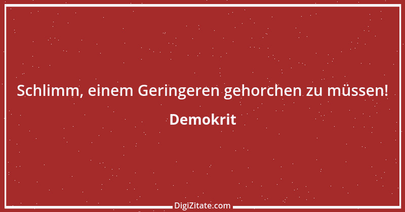 Zitat von Demokrit 183