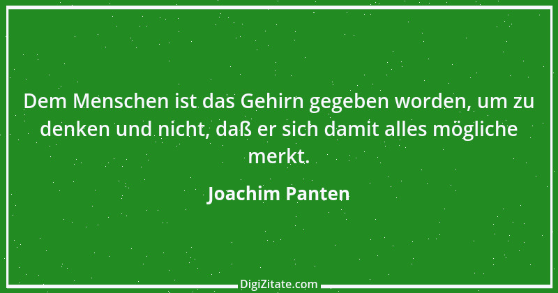 Zitat von Joachim Panten 306