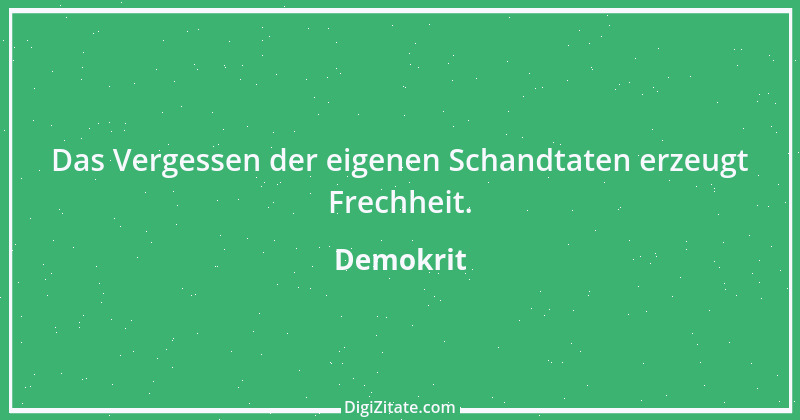 Zitat von Demokrit 184