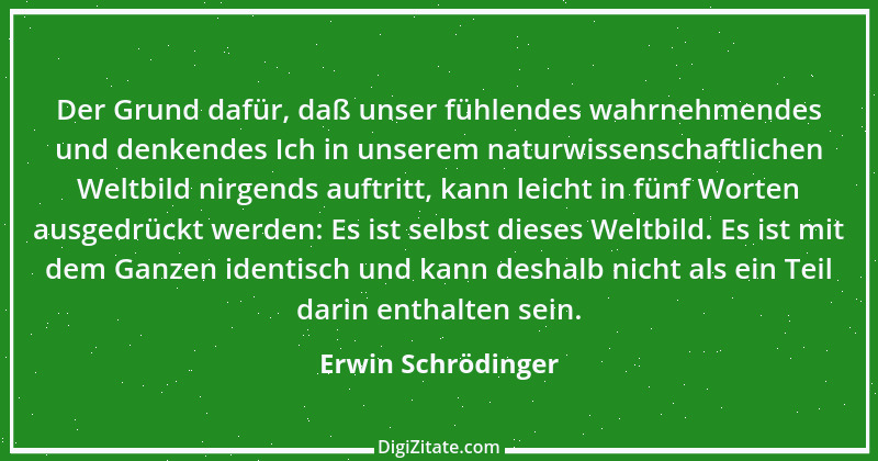 Zitat von Erwin Schrödinger 2