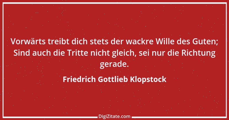 Zitat von Friedrich Gottlieb Klopstock 12