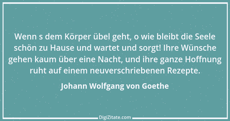 Zitat von Johann Wolfgang von Goethe 2480