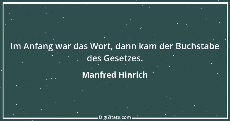 Zitat von Manfred Hinrich 2654