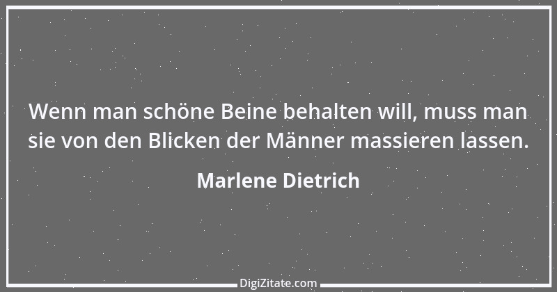 Zitat von Marlene Dietrich 1