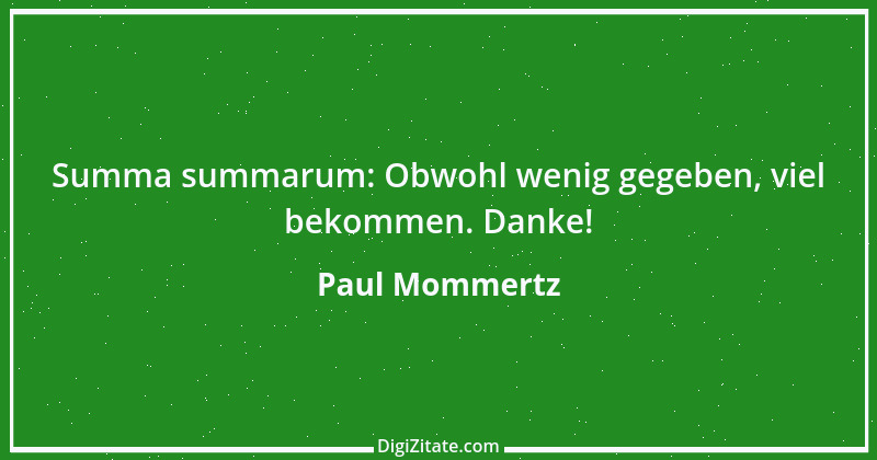 Zitat von Paul Mommertz 202