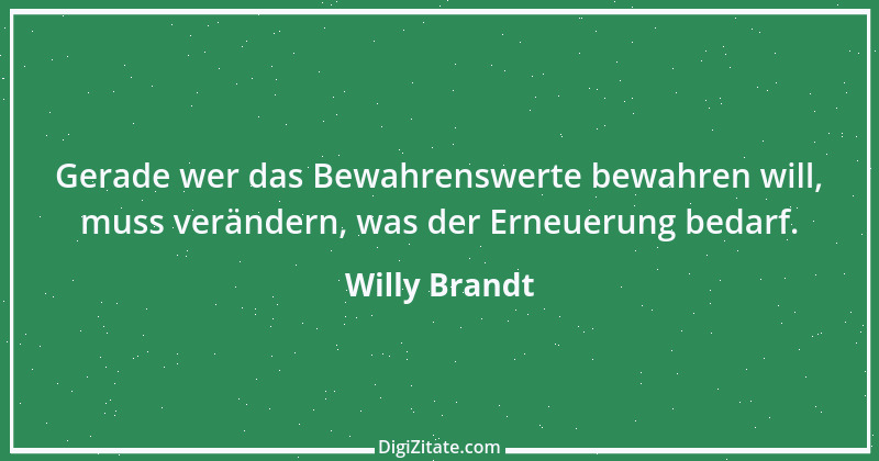 Zitat von Willy Brandt 1