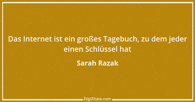 Zitat von Sarah Razak 1