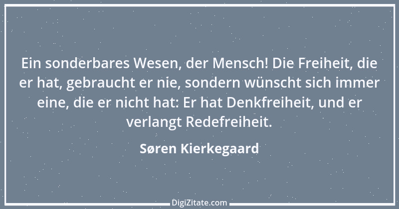 Zitat von Søren Kierkegaard 224