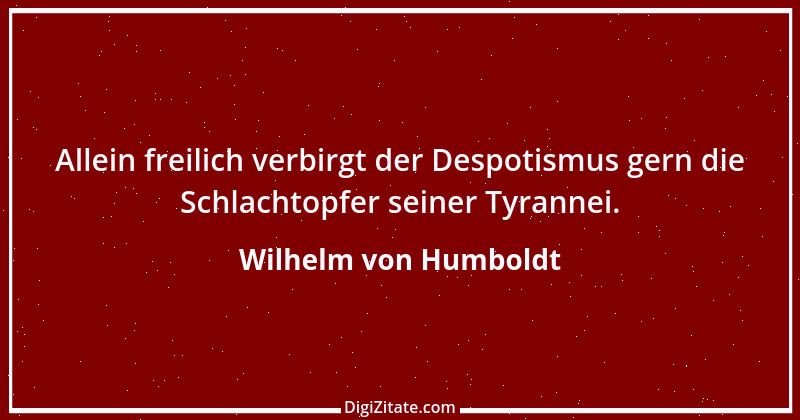 Zitat von Wilhelm von Humboldt 31