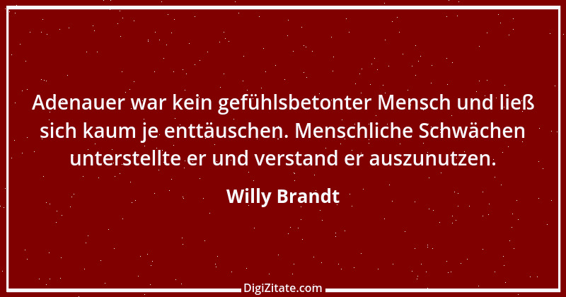 Zitat von Willy Brandt 2