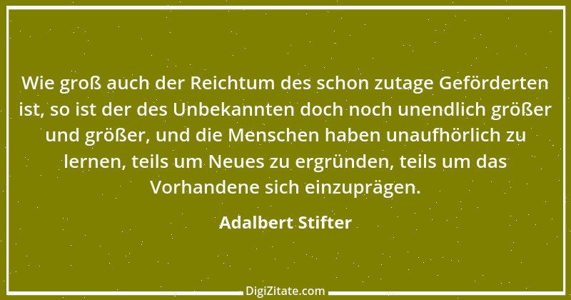 Zitat von Adalbert Stifter 56