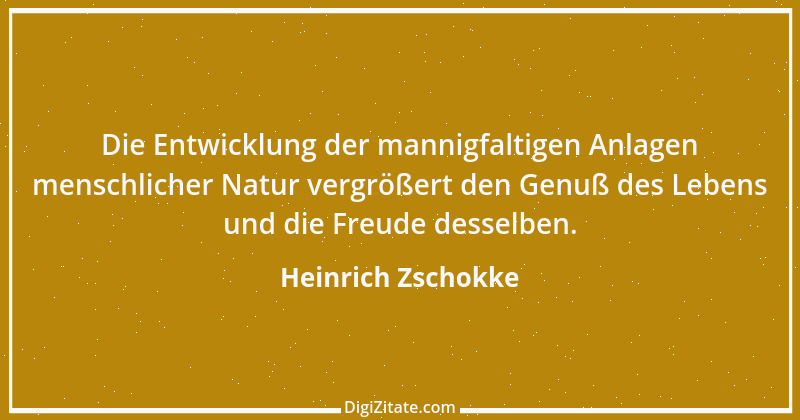 Zitat von Heinrich Zschokke 46