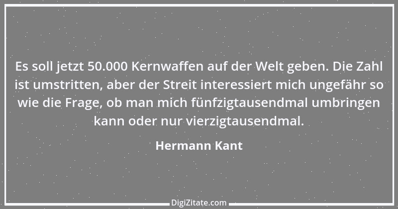 Zitat von Hermann Kant 2