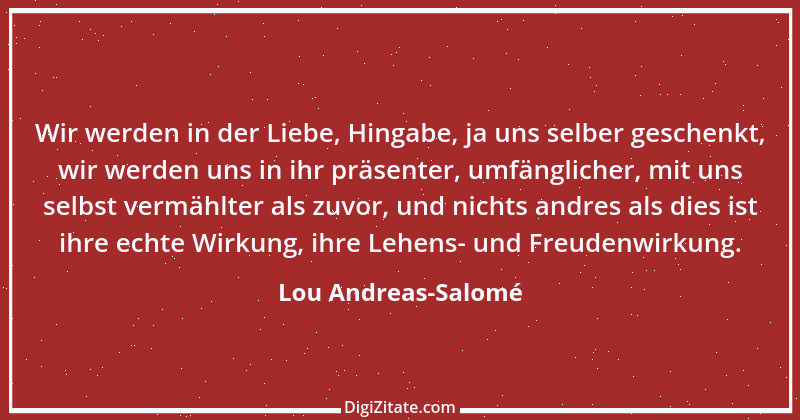 Zitat von Lou Andreas-Salomé 27