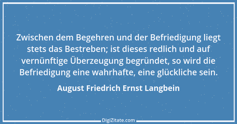 Zitat von August Friedrich Ernst Langbein 6