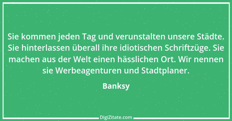 Zitat von Banksy 1