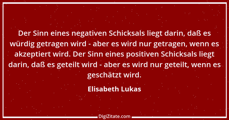 Zitat von Elisabeth Lukas 29