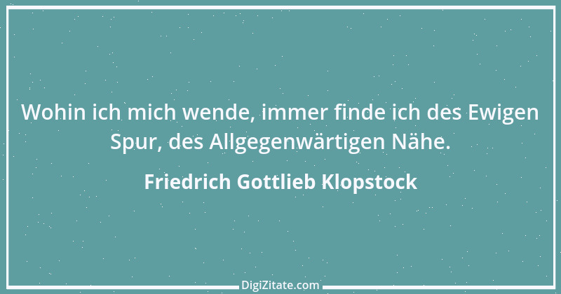 Zitat von Friedrich Gottlieb Klopstock 15