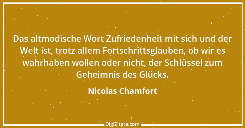 Zitat von Nicolas Chamfort 6