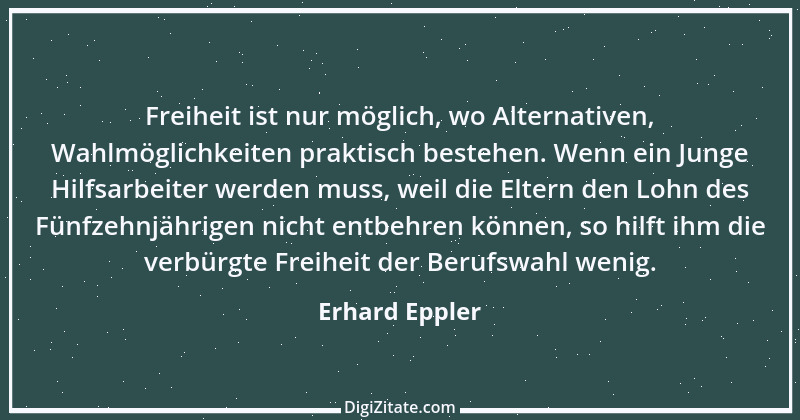 Zitat von Erhard Eppler 21