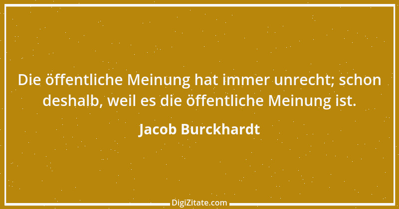 Zitat von Jacob Burckhardt 42