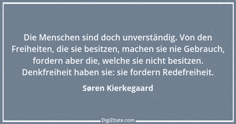 Zitat von Søren Kierkegaard 227