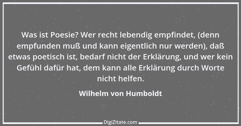 Zitat von Wilhelm von Humboldt 34