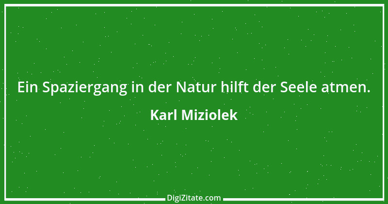 Zitat von Karl Miziolek 1