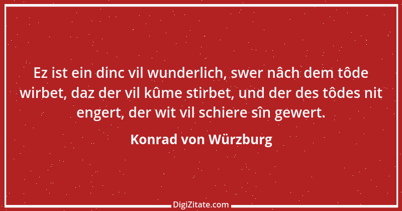 Zitat von Konrad von Würzburg 2