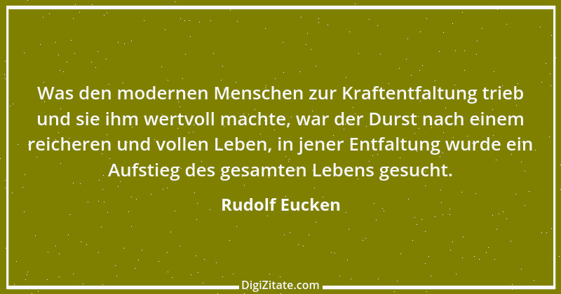 Zitat von Rudolf Eucken 1