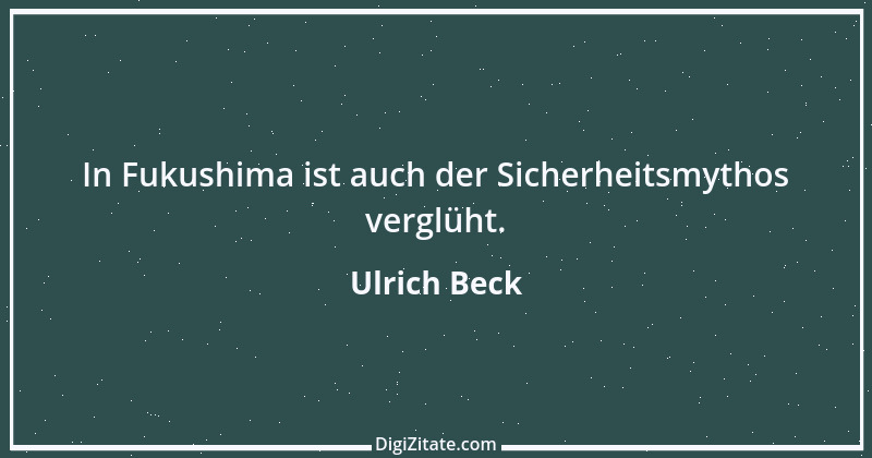 Zitat von Ulrich Beck 3