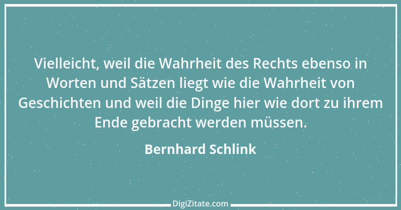 Zitat von Bernhard Schlink 1