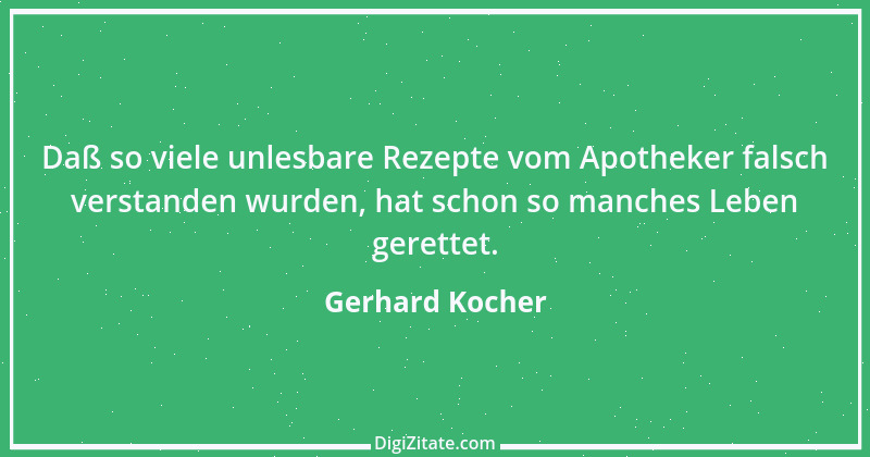 Zitat von Gerhard Kocher 311