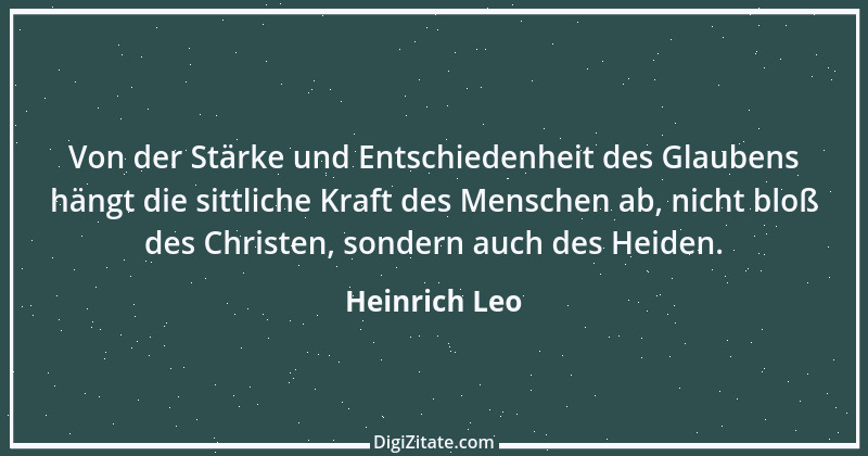 Zitat von Heinrich Leo 1